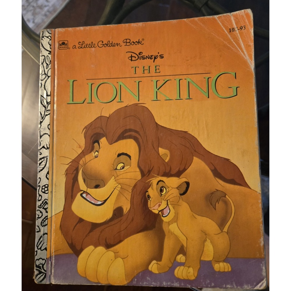 Vintage Disney's The Lion King #107-93 Little Golden Book First Edition